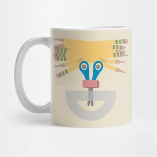 School Supply Silly Face Mug